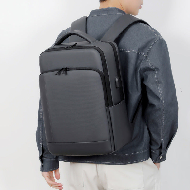 Slouchy Men's Printed Commute Large Capacity Business Backpack