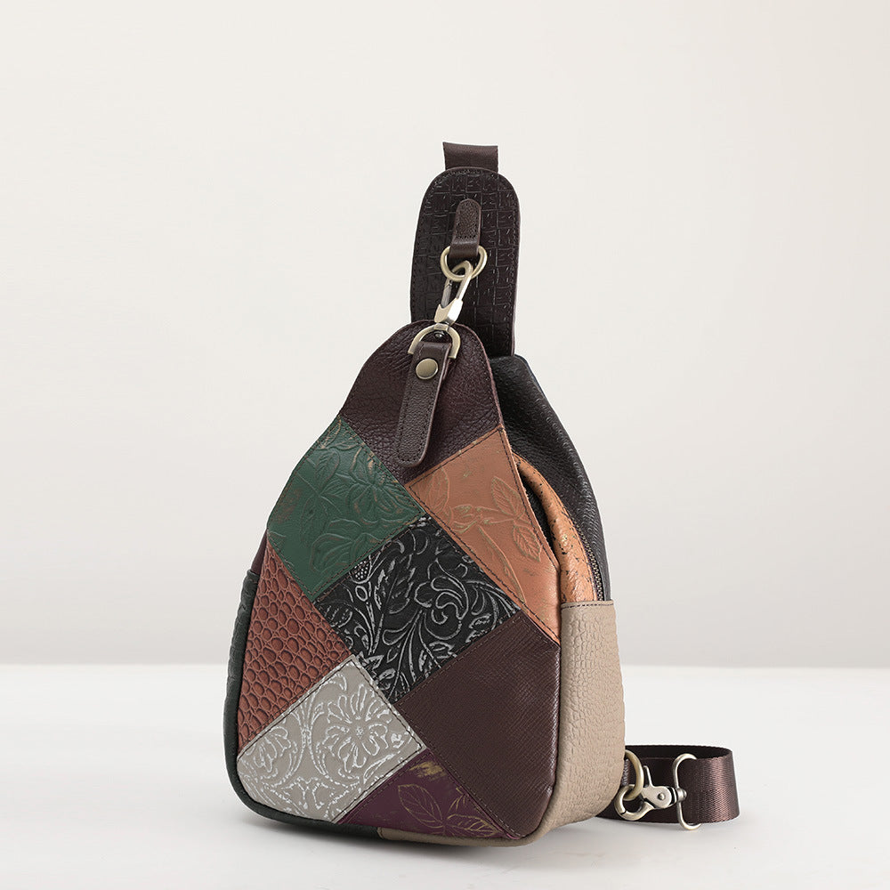 Women's First Layer Cowhide Retro National Style Bags