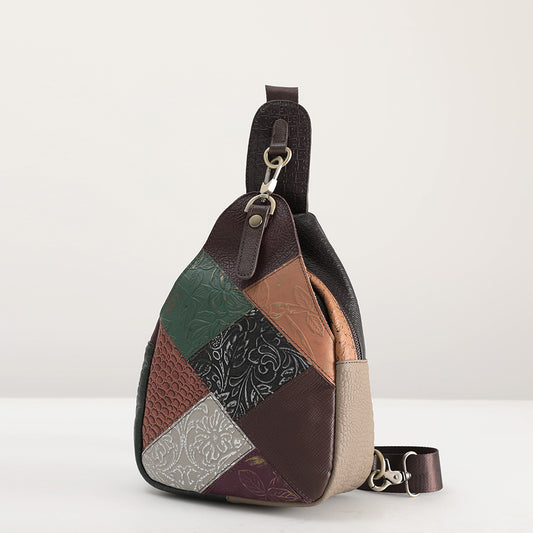 Women's First Layer Cowhide Retro National Style Bags