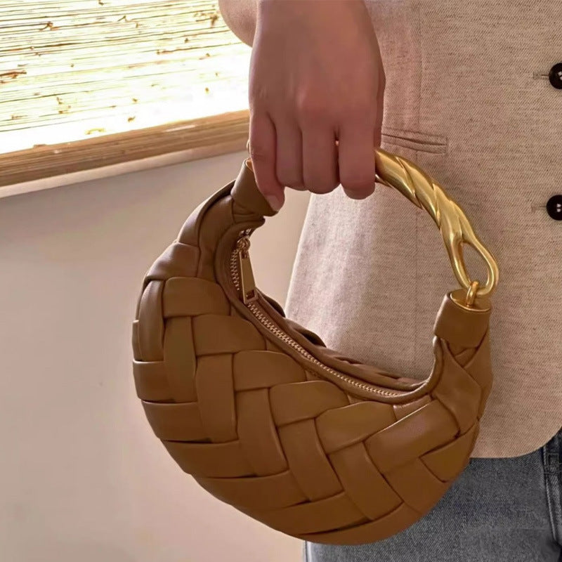 Women's Woven Bird's Nest Niche Personality Design Women's Handbag