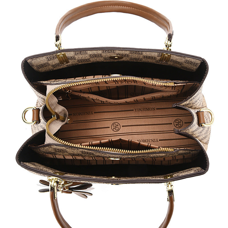 Women's Graceful Fashion Large Capacity Trendy Handbags