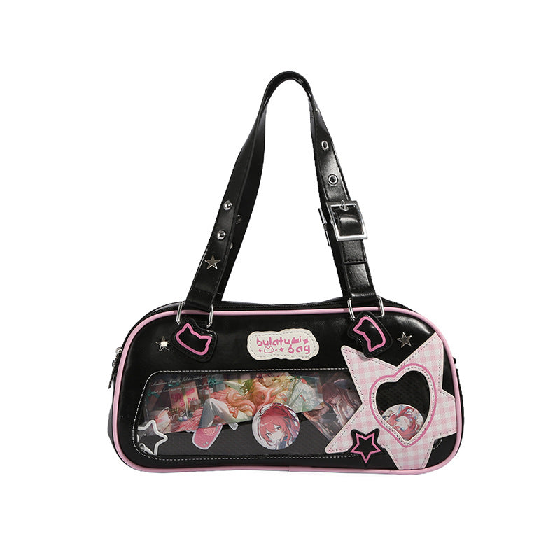 Rice Leisure Cartoon Large Capacity Uniform Bags