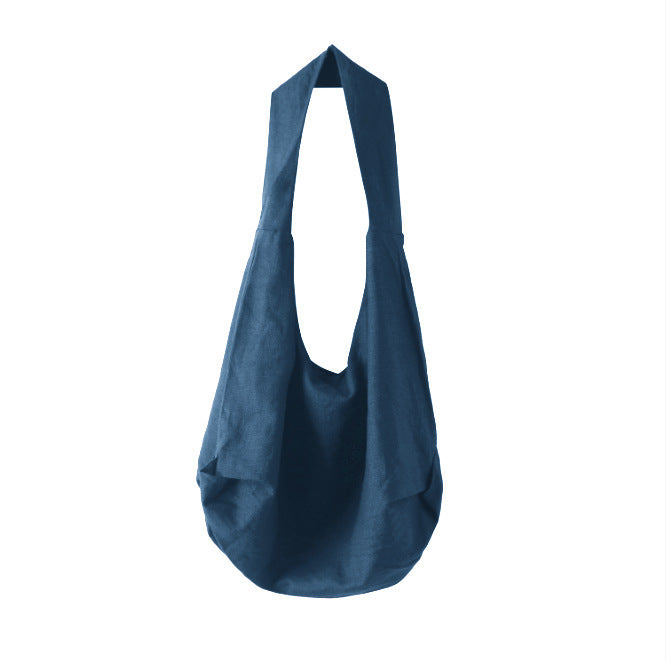 Women's & Men's Linen Dumpling Shape Zipper Interior Changing Bags