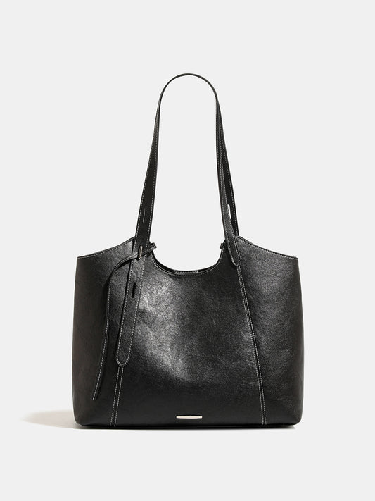 Women's Texture High-grade Large Capacity Fashion Commuter Tote Bag