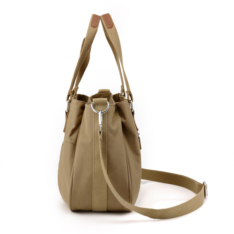 Women's Lightweight Waterproof Nylon Cloth Fashionable Trendy Women's Shoulder Bag
