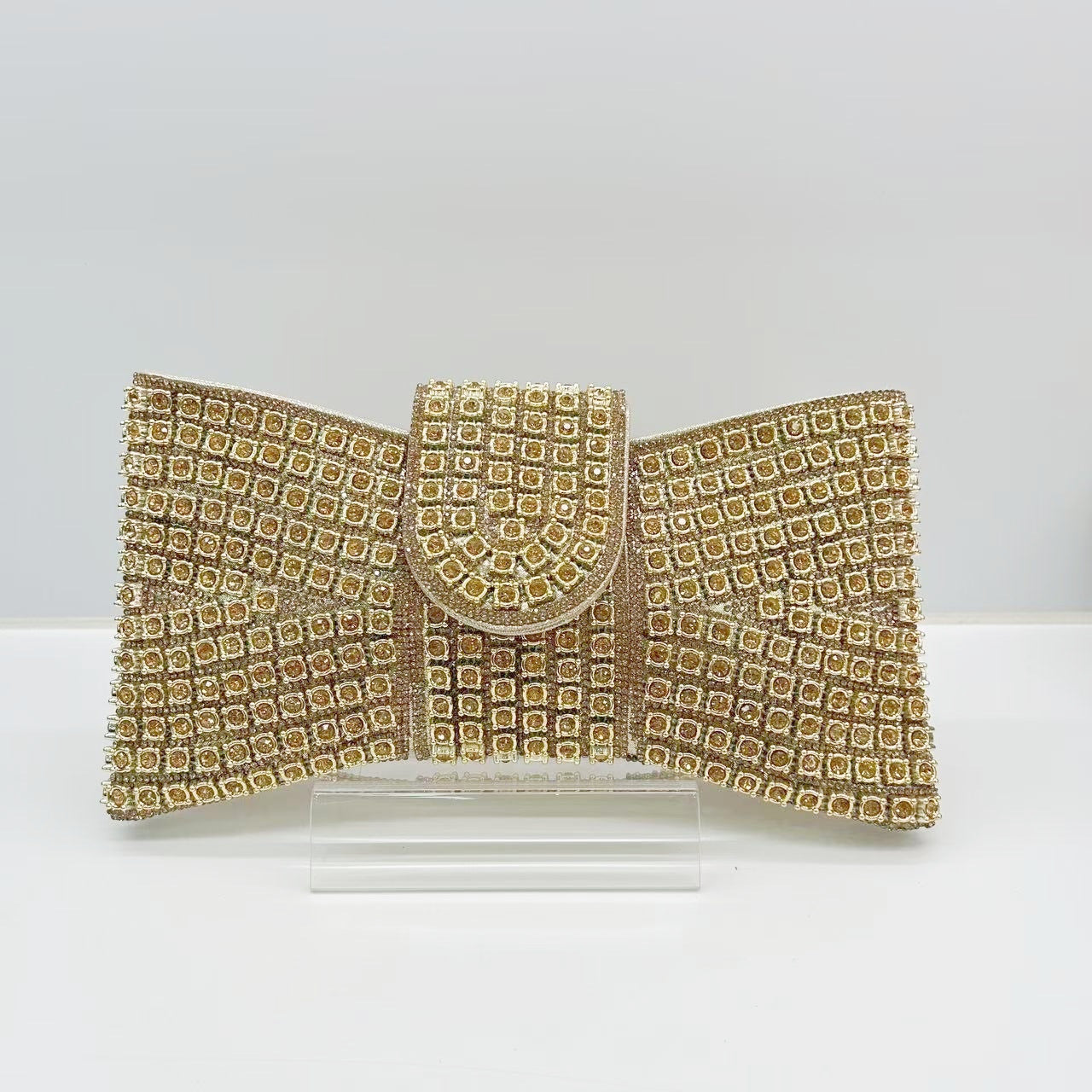 Durable Cool Beaded High-grade Clutch Butterfly Dinner Bag