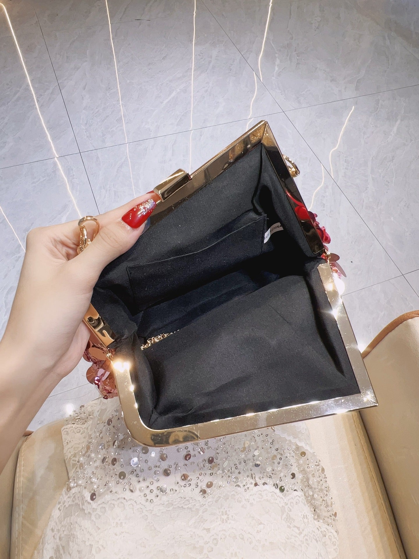Women's Light Luxury Sequined Chain Fashion Bags