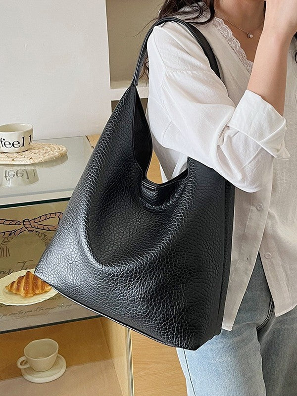 Women's Large Capacity Idle Style High-grade Loose Tote Bag