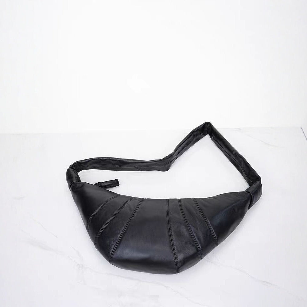 Women's Genuine Leather Dumpling High-grade Versatile Fashion Women's Messenger Bag
