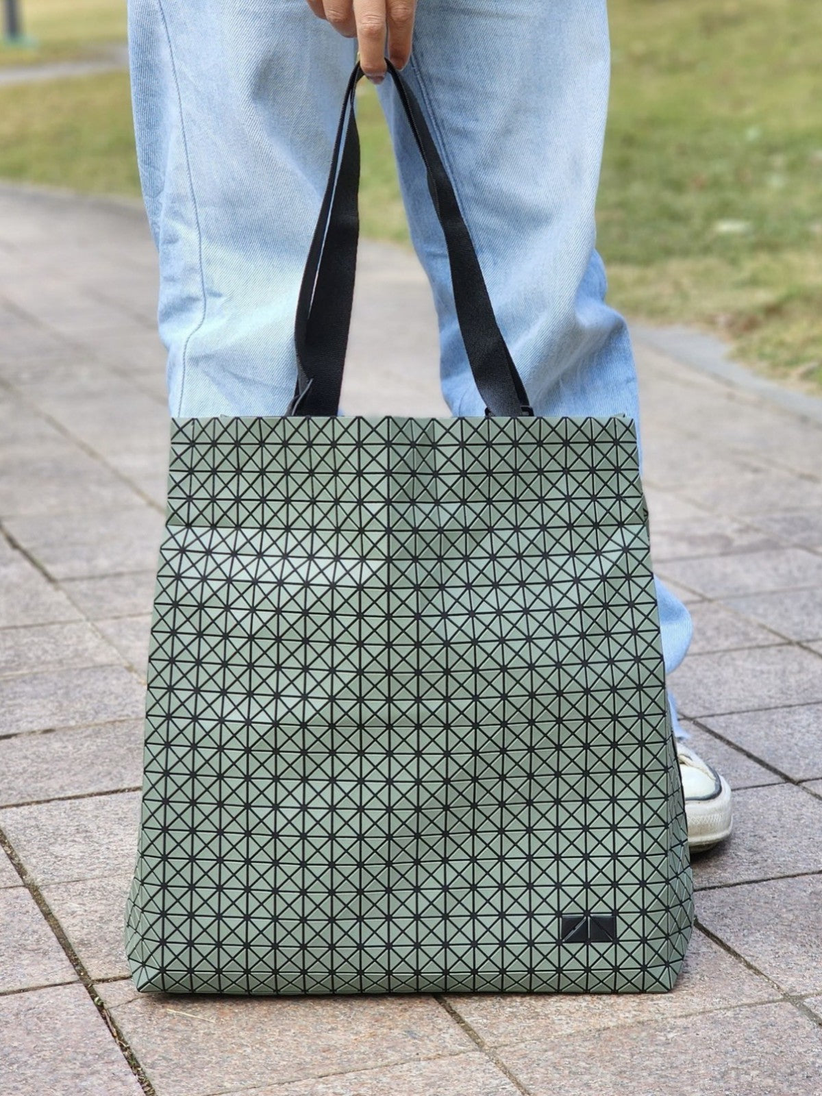 Vertical Stay At Home Rhombus Shopping Fashion Large Capacity Shoulder Bags