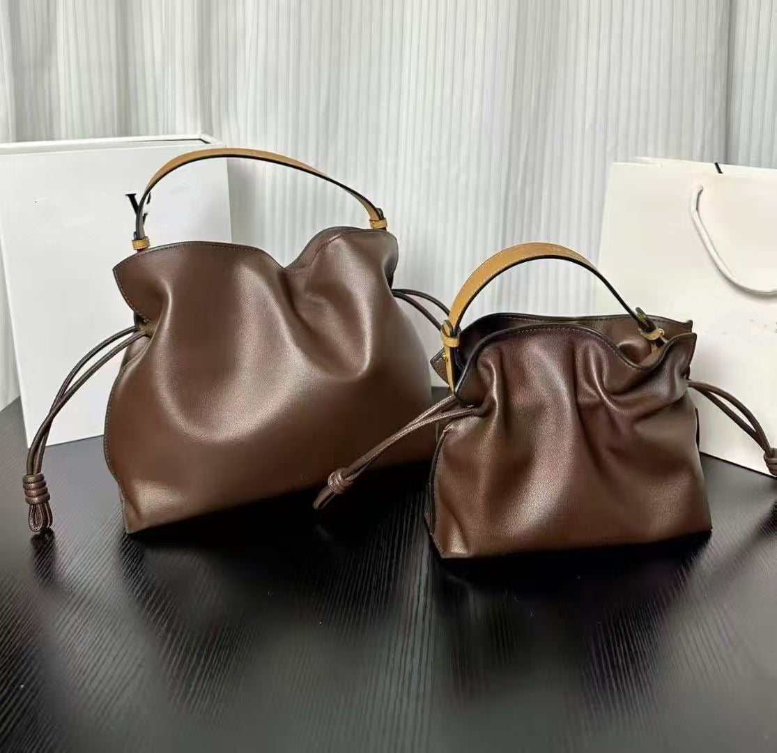 Women's Clutch Drawstring Cloud High Sense Idle Bags