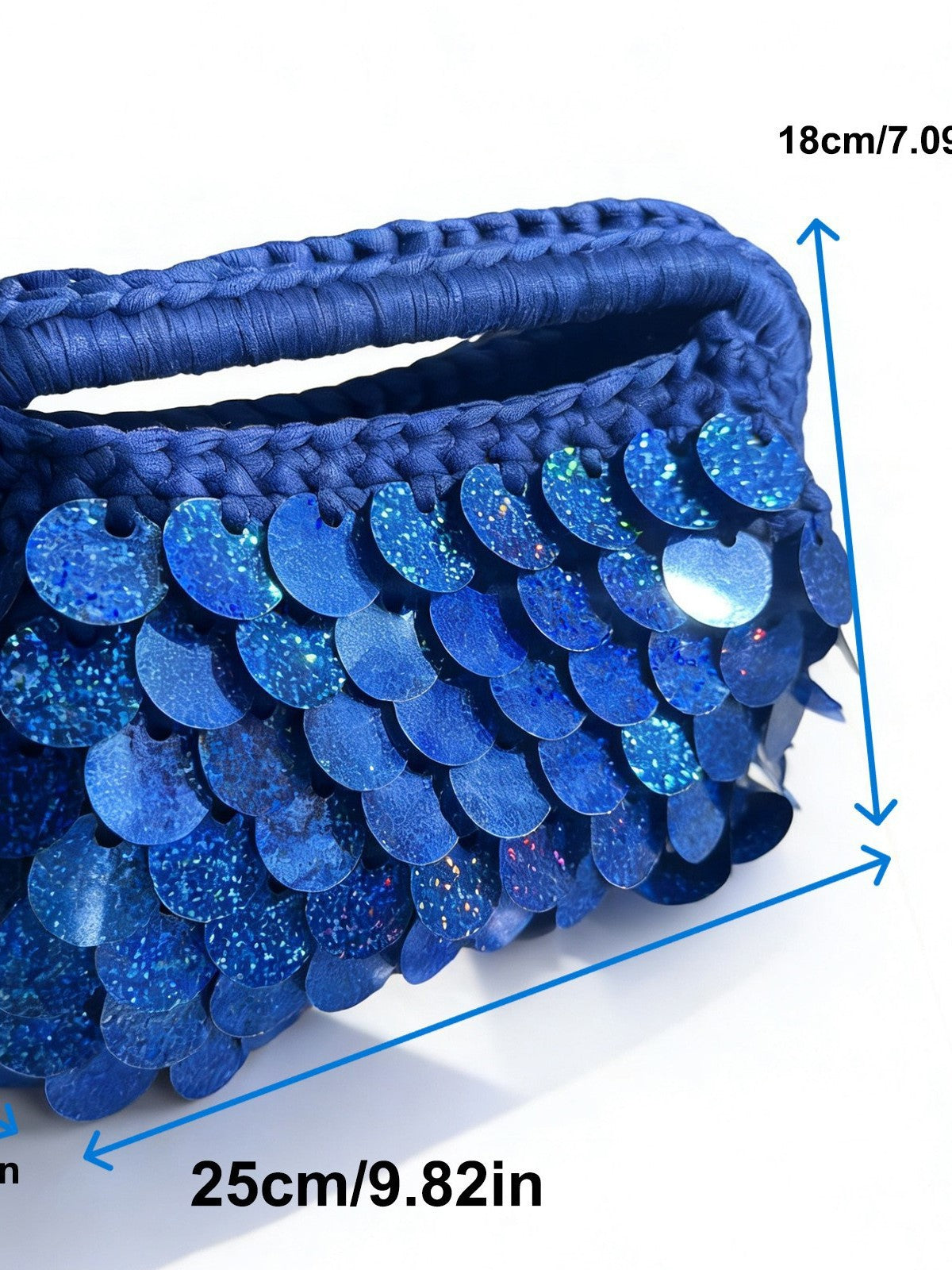 Women's Hand-woven Sequined Seaside Vacation Style Fashion Women's Handbag