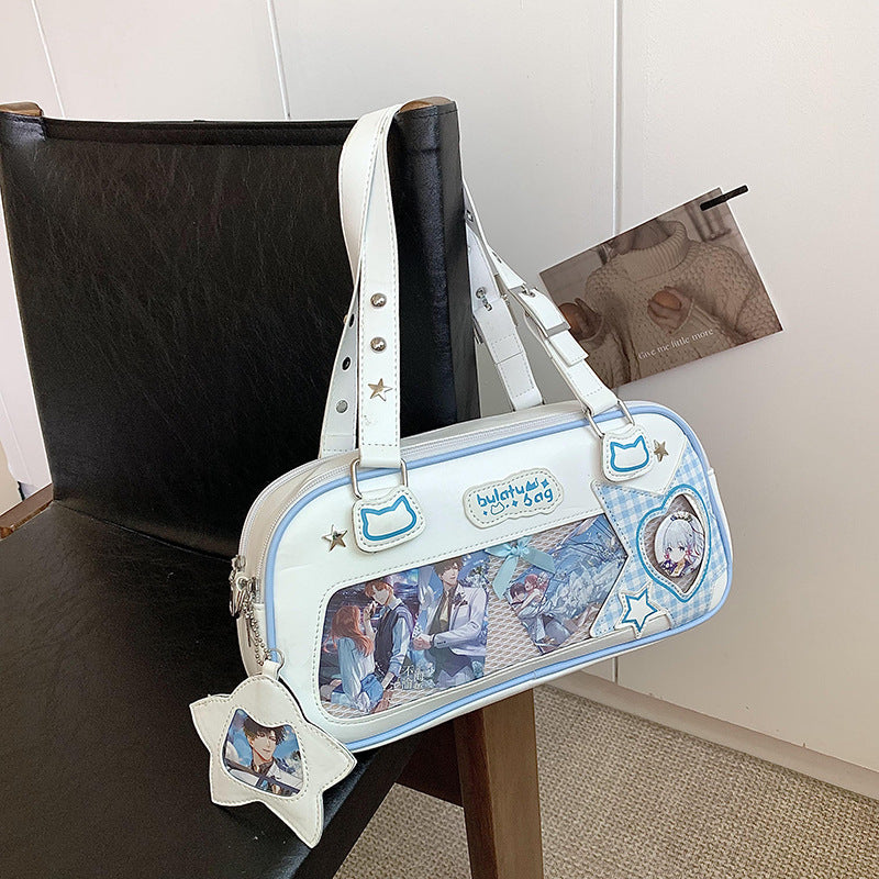 Women's Baguette Snacks Millet Leisure Plate Style Uniform Shoulder Bags