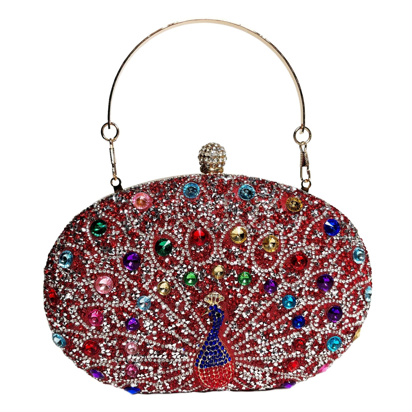 Peacock Diamond Retro Exotic Style Dinner Bags