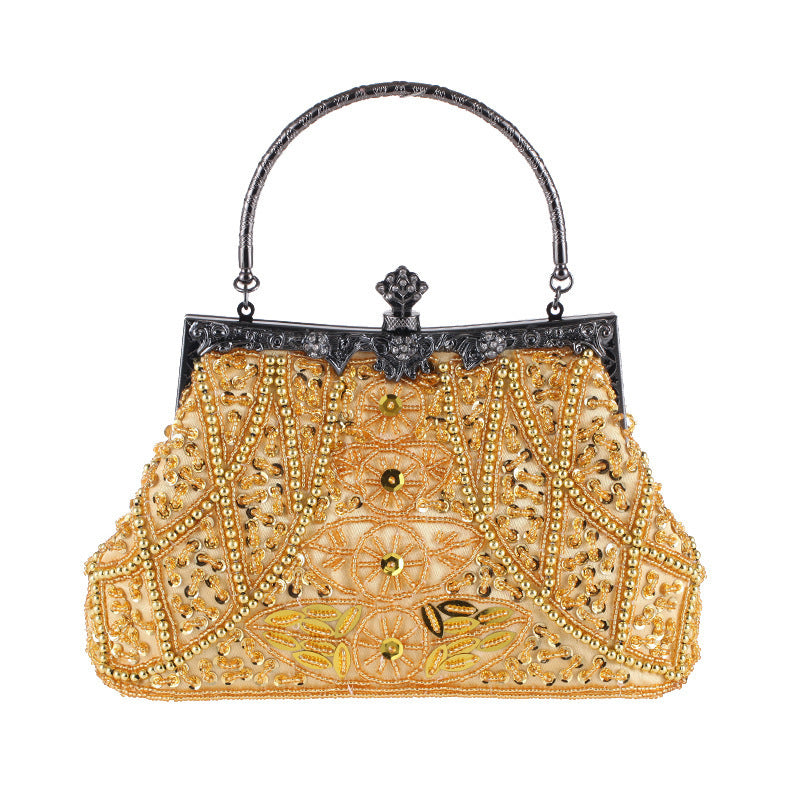 Beaded Embroidered Wear Portable Classic Cheongsam Perfect Match Dinner Bag