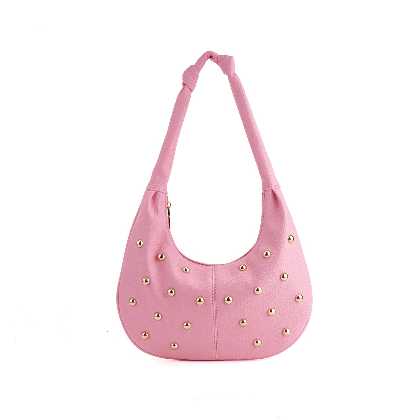 Women's Simple Metal Sense Large Capacity Personality Rivets Women's Shoulder Bag