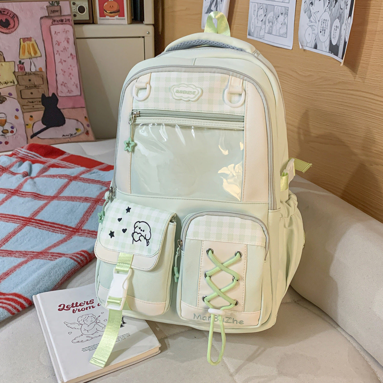 Women's Cute Junior High Large Capacity Lightweight Storage College Student Schoolbag