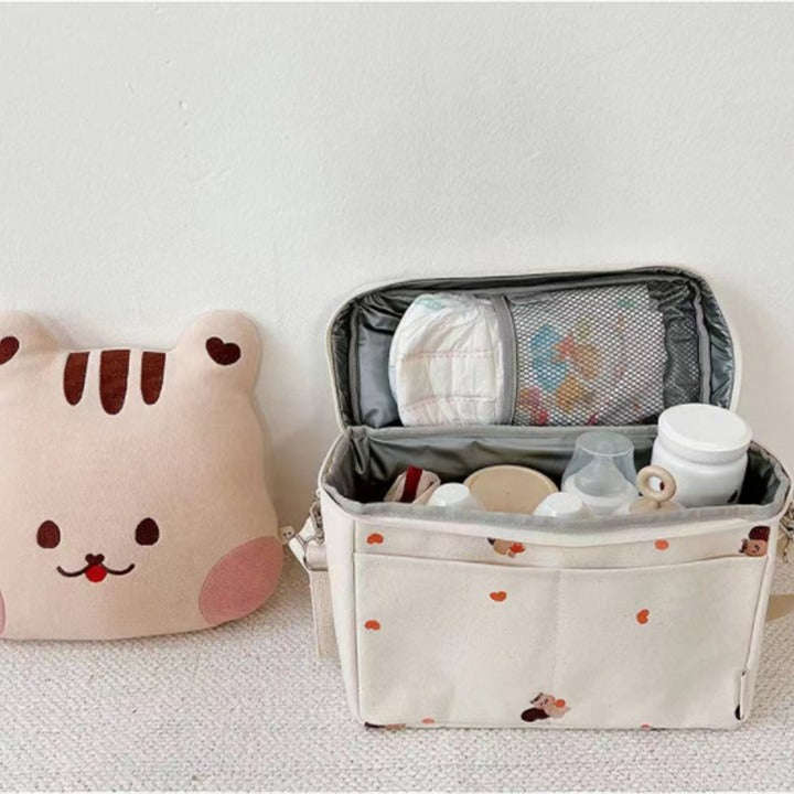 Embroidered Bear Insulated Infant Storage Thermal Bags