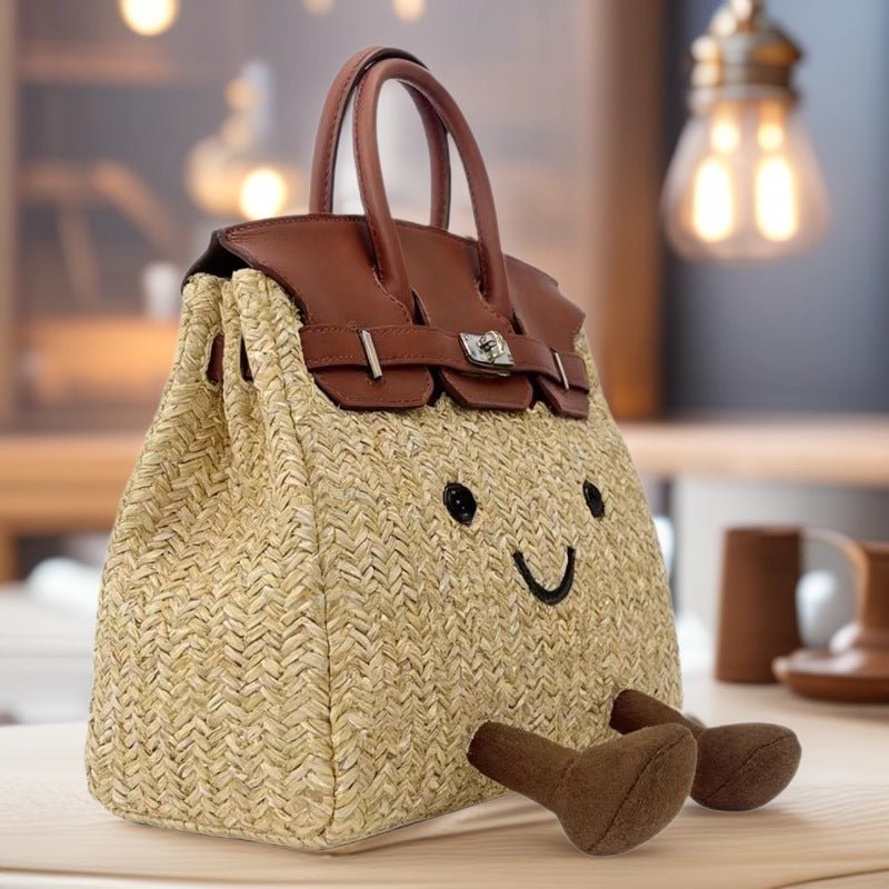 Cute Straw Pixie Fashion Portable Simple Bags