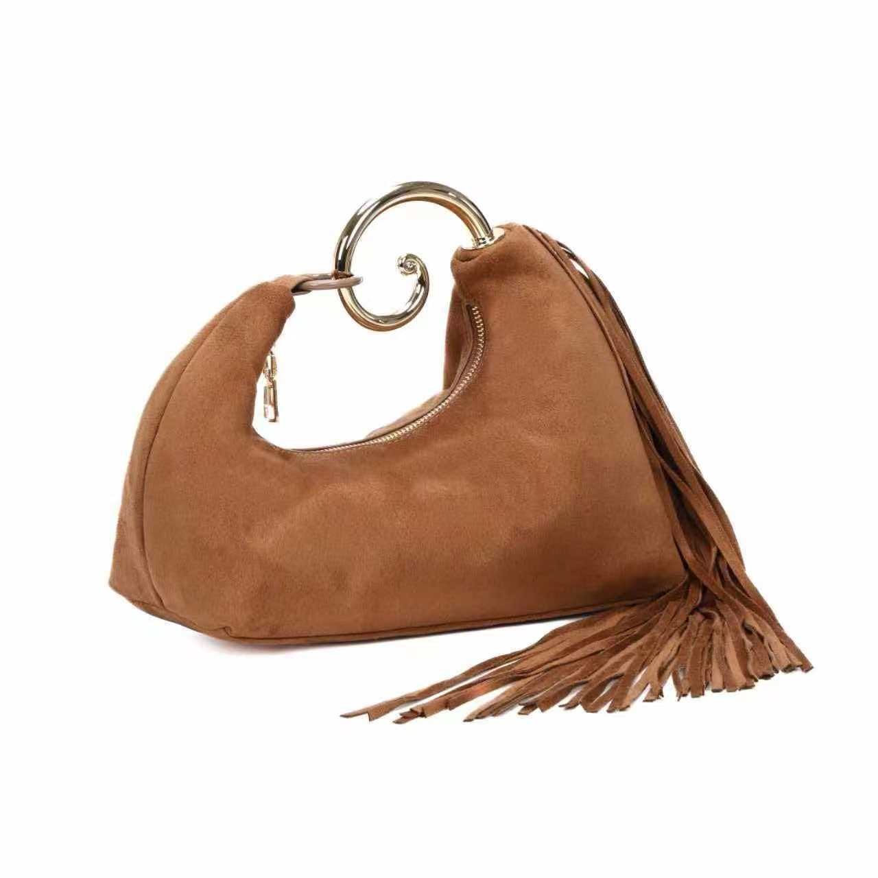 Women's Retro Tassel Advanced Texture Fashionable Elegant Dinner Bag