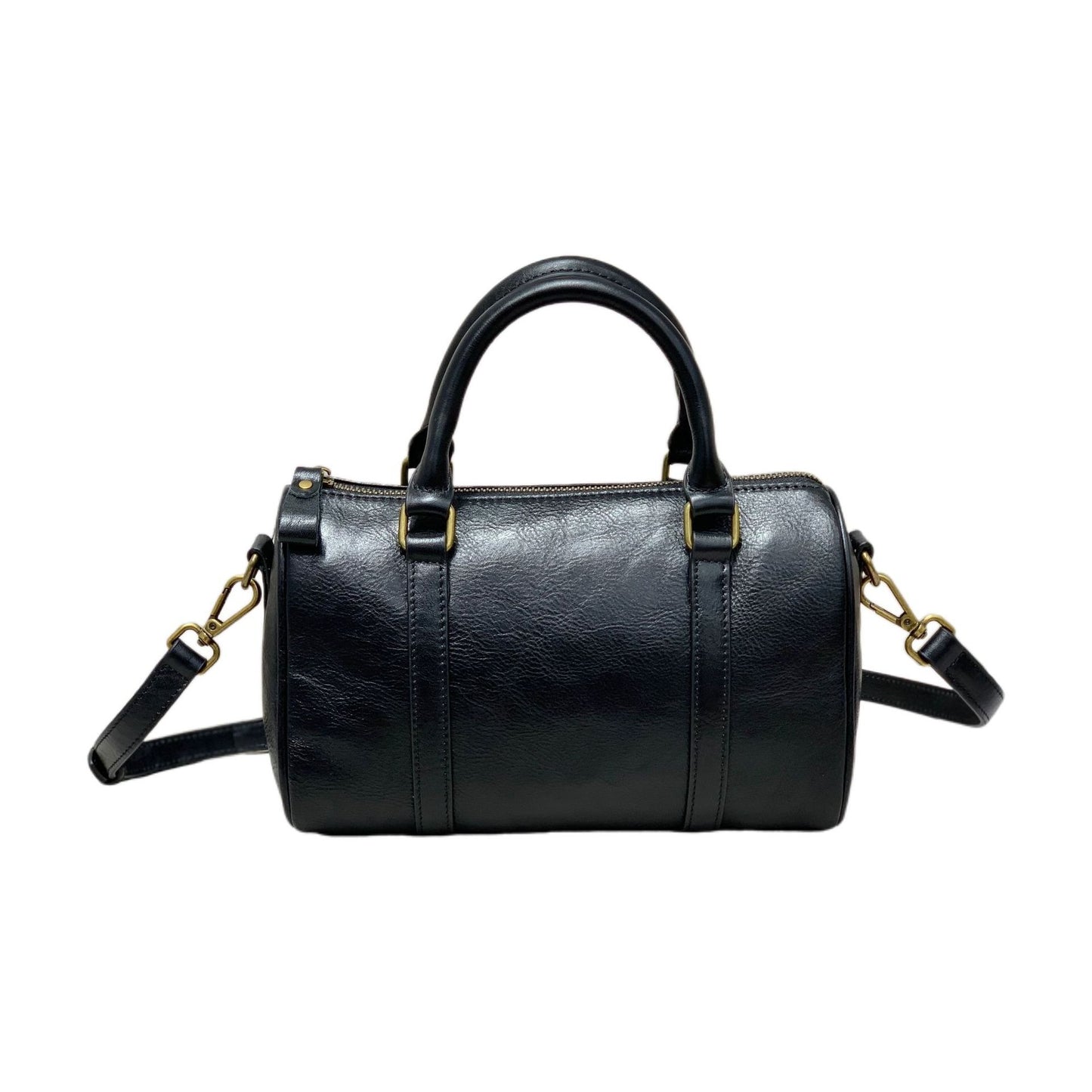 Women's Vegetable Tanning Leather Vintage Boston Pillow High Women's Messenger Bag