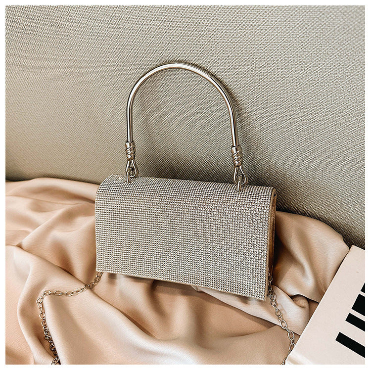 Full Diamond Shiny Birthday Wedding Banquet Dinner Bag
