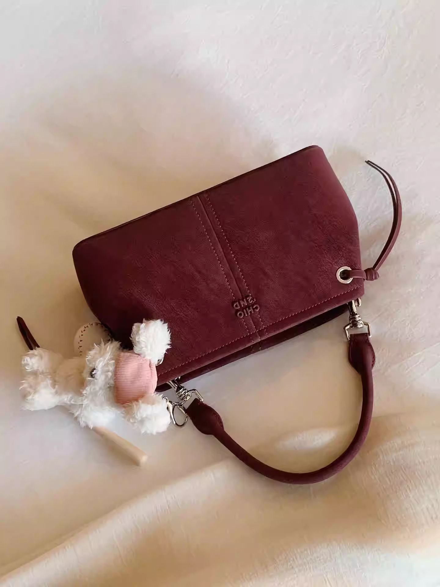 Design Female Purple Simple Commute Fashion Women's Shoulder Bag