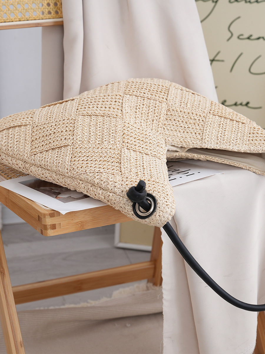Women's Woven Portable Seaside Vacation Beach Urban Women's Shoulder Bag