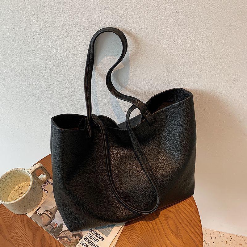 Big Super Soft Large Capacity Texture Niche Tote Bags
