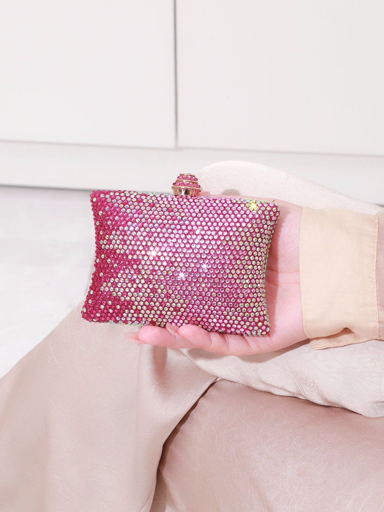 Dinner Rhinestone All Match Dress Diamond Women's Clutch