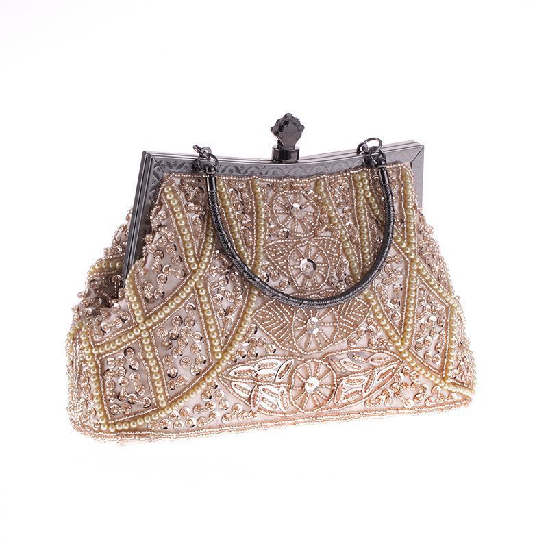 Beaded Embroidered Wear Portable Classic Cheongsam Perfect Match Dinner Bag