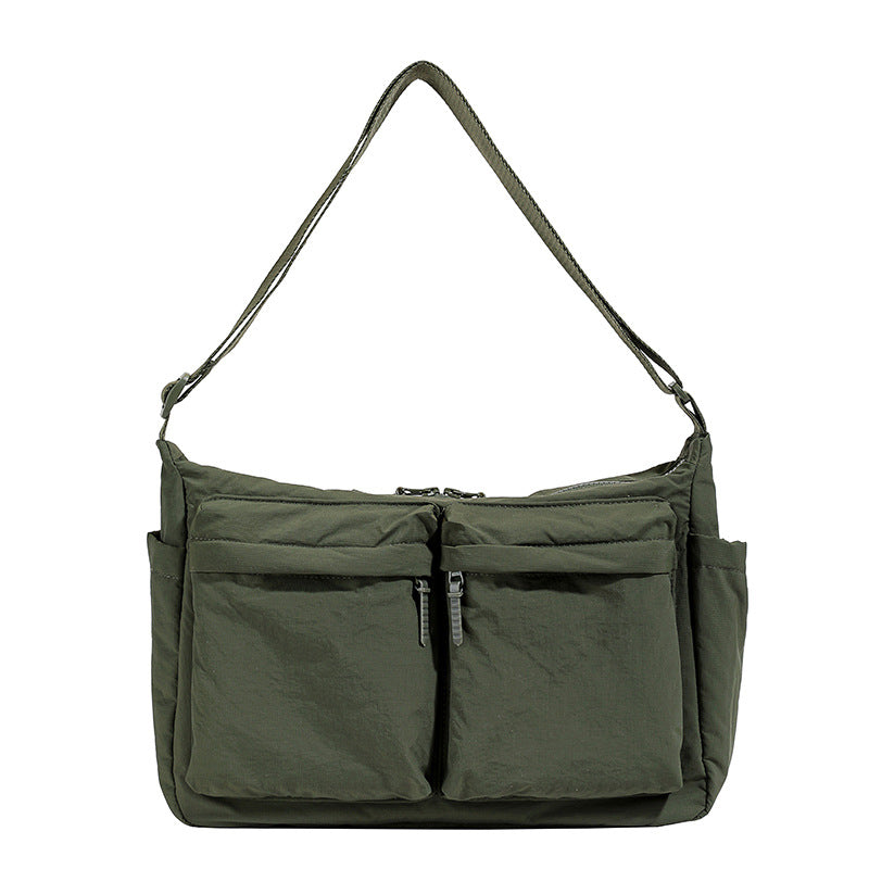 Women's & Men's Simple Trendy Cloth Large Capacity Women's Messenger Bag