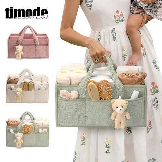Storage Cabas Large Capacity Felt Portable Versatile Mummy Bag