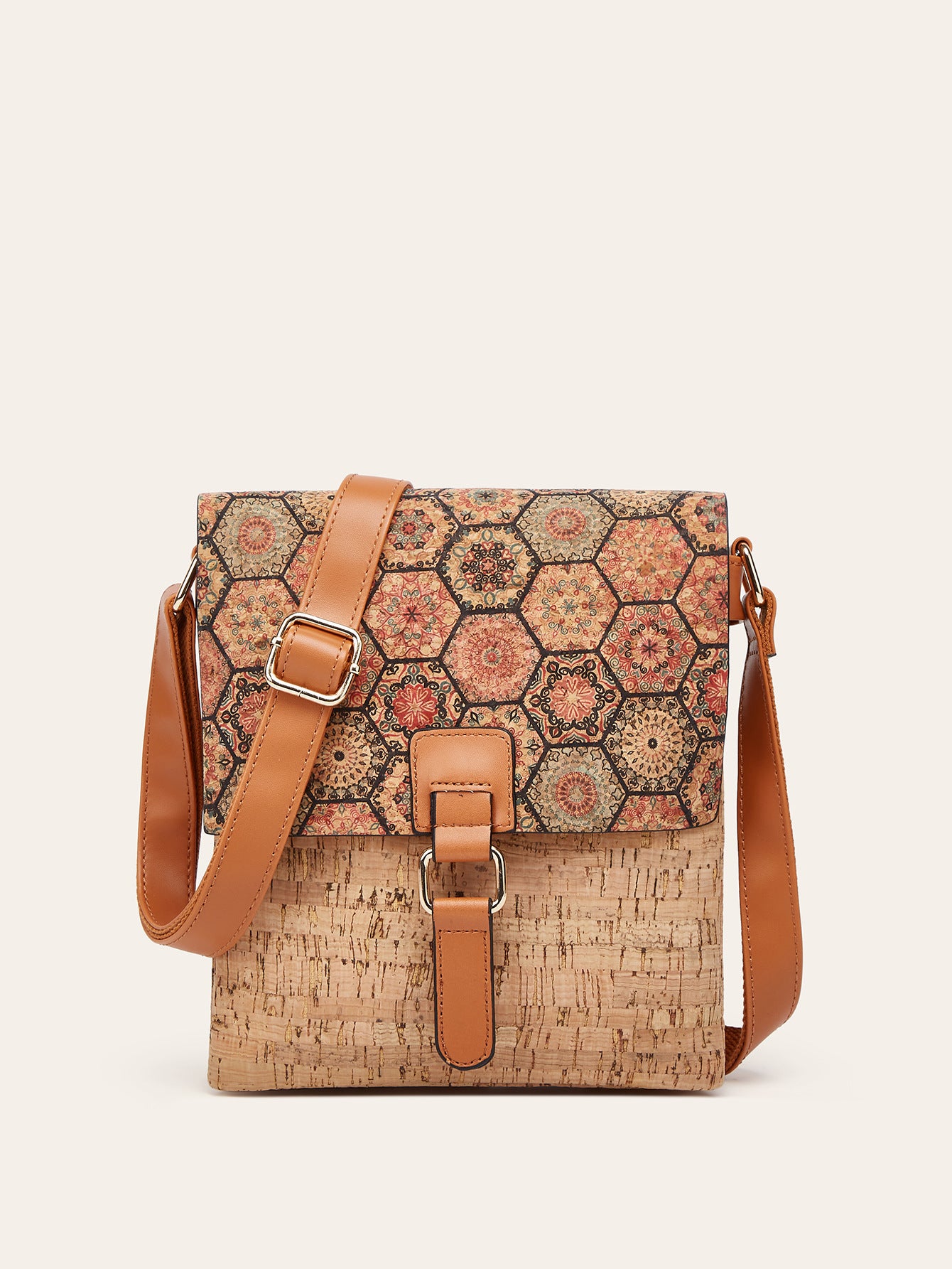 Women's Niche Design Vertical Fashion Retro Printed Bags