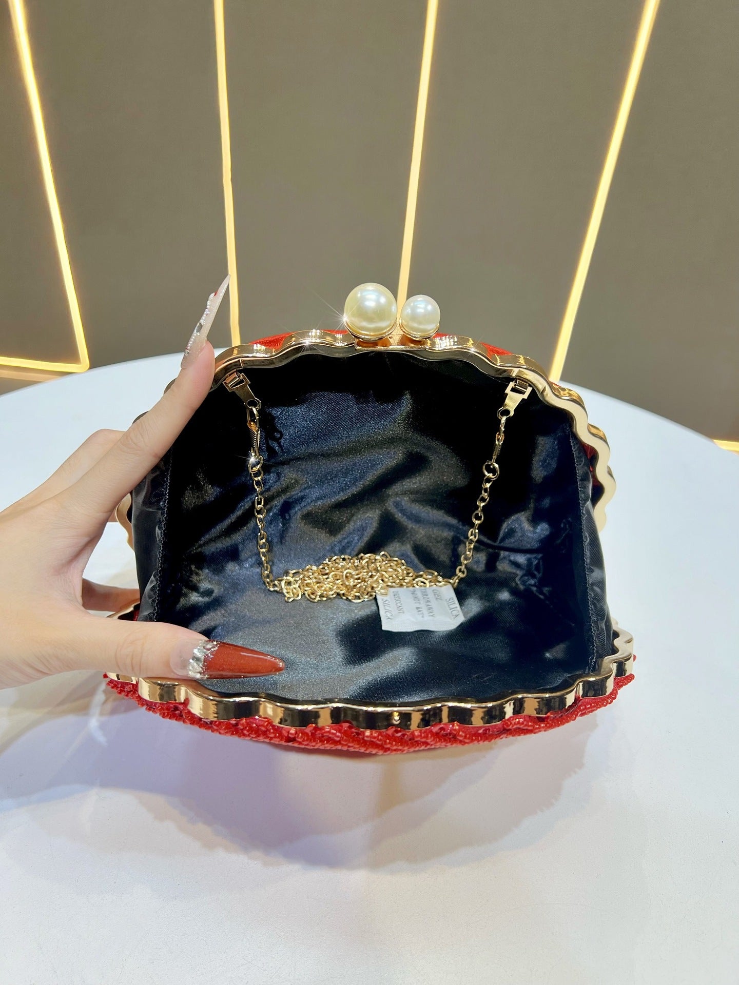 Beaded Embroidered Cheongsam Formal Dress Clutch Dinner Bag