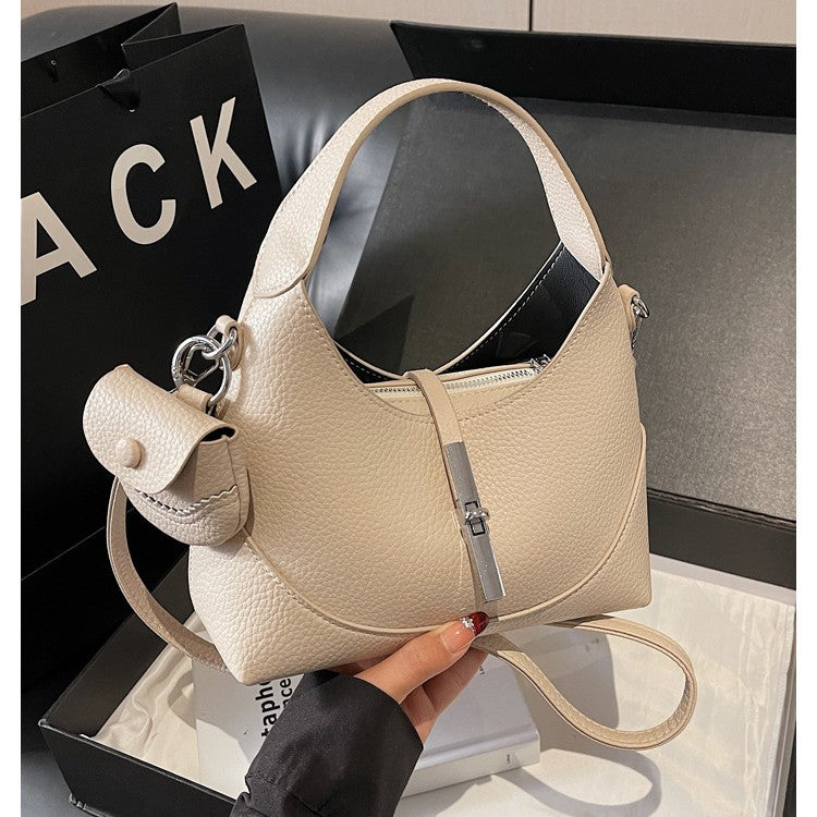 Women's Korean Style Niche Soft Leather Lazy Temperament Handbags