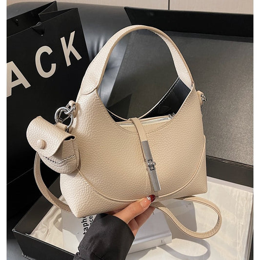 Women's Korean Style Niche Soft Leather Lazy Temperament Handbags