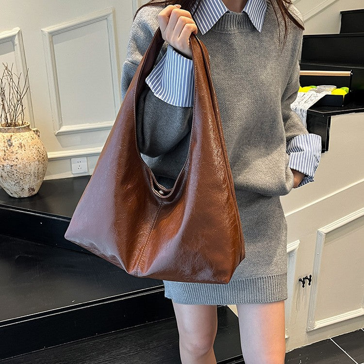 Women's Korean Style Minority One Shopping Simple Women's Shoulder Bag