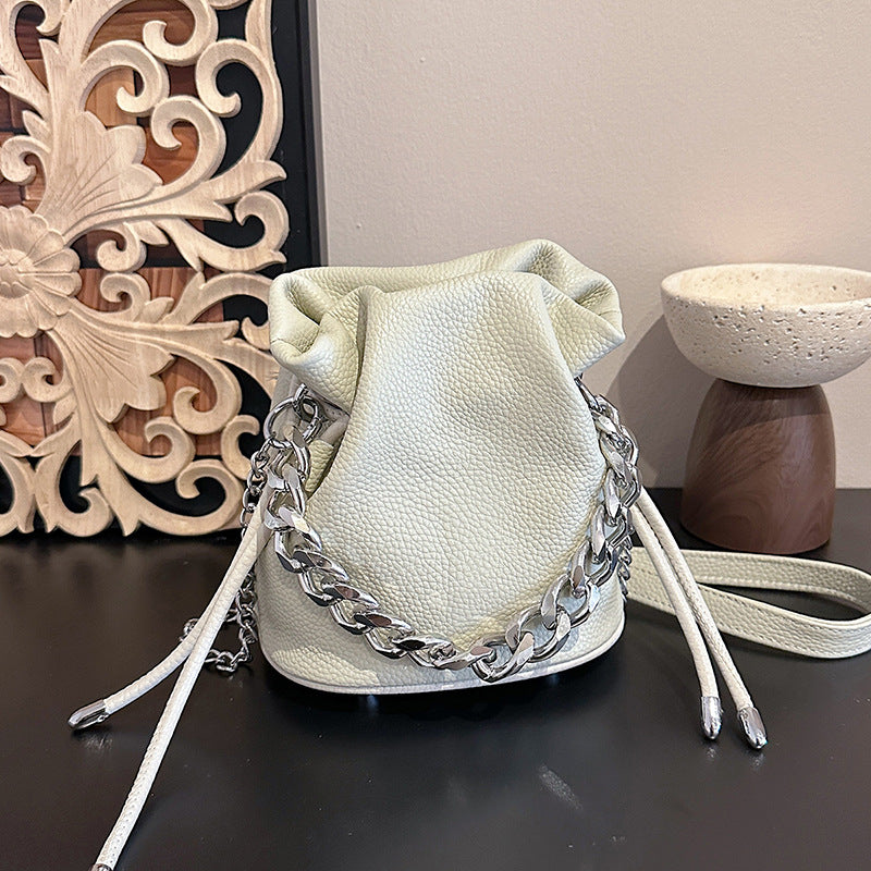 Women's Wandering Sier Thick Chain For Fashion Bags