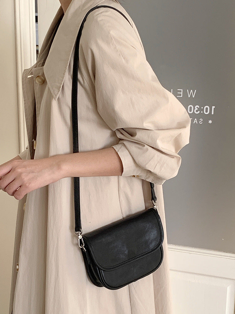 First Layer Vegetable Tanning Leather Saddle Style Retro Female Bags