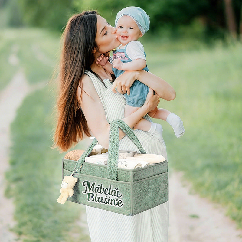 Storage Cabas Large Capacity Felt Portable Versatile Mummy Bag