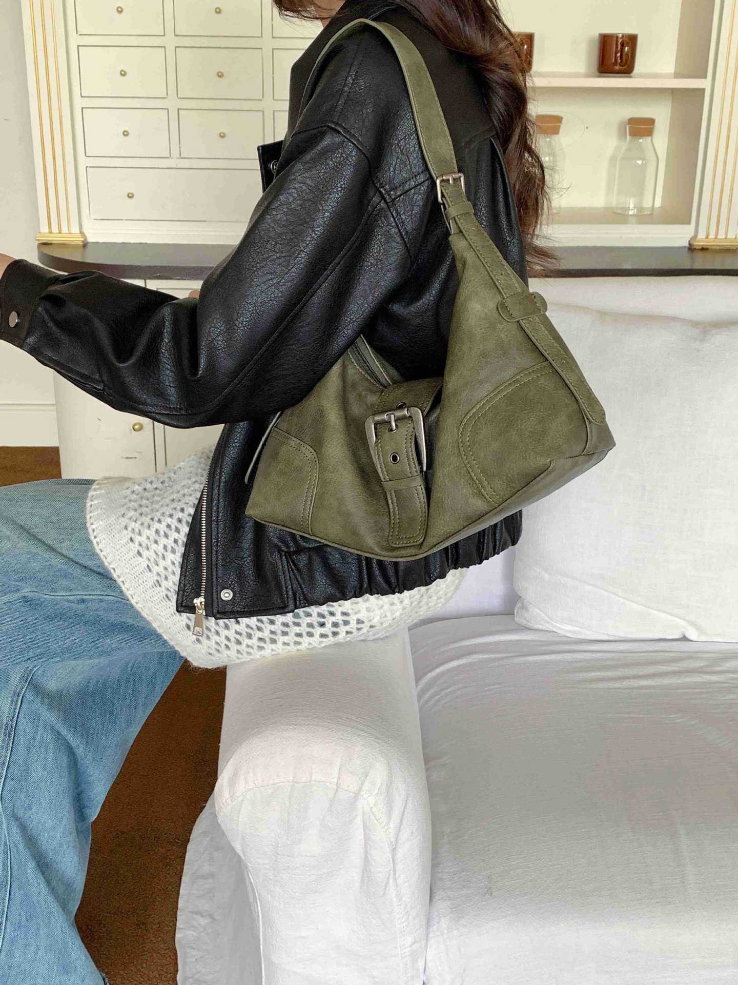 Women's Retro Personalized Advanced Underarm Daily Cool Women's Handbag