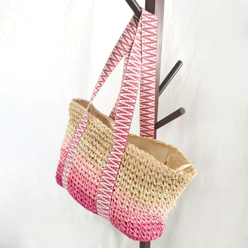 Women's Simple Beach Vacation Fashion Portable Large Bags