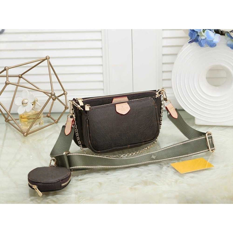 Women's Fashion Classic Three-piece Set Mahjong Chain Women's Shoulder Bag