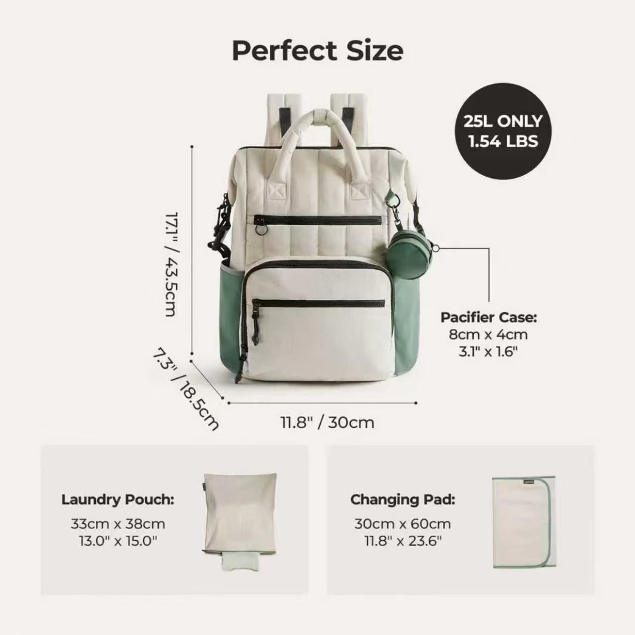 Beautiful Striped Waterproof Large Capacity Fashion Backpacks