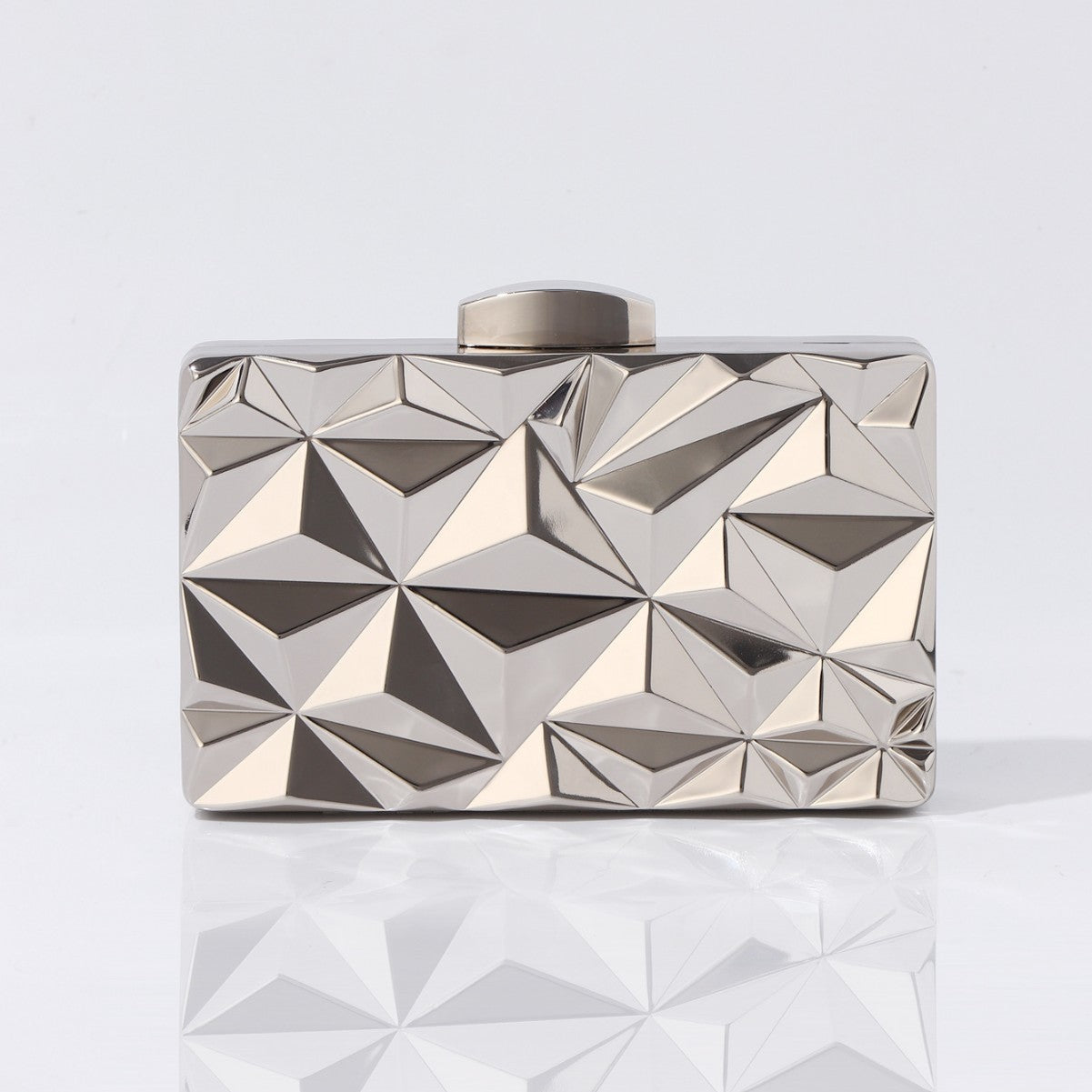 Trendy Fashion Clutch Metal Diamond Cheongsam Dress Dinner Bag