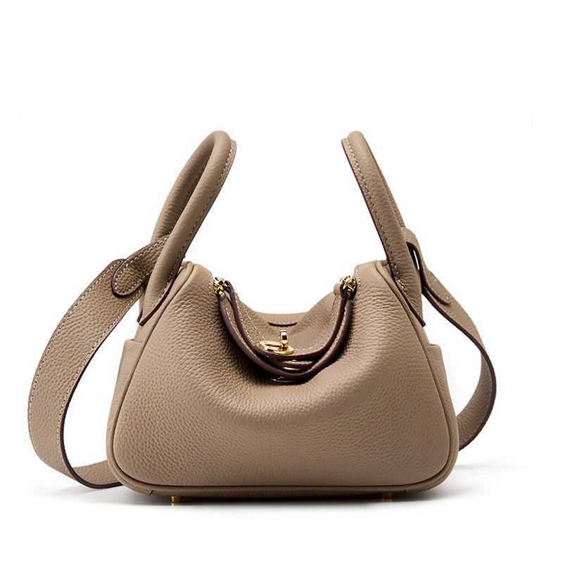 Women's First Layer Cowhide Fashionable Commuter Portable Bags