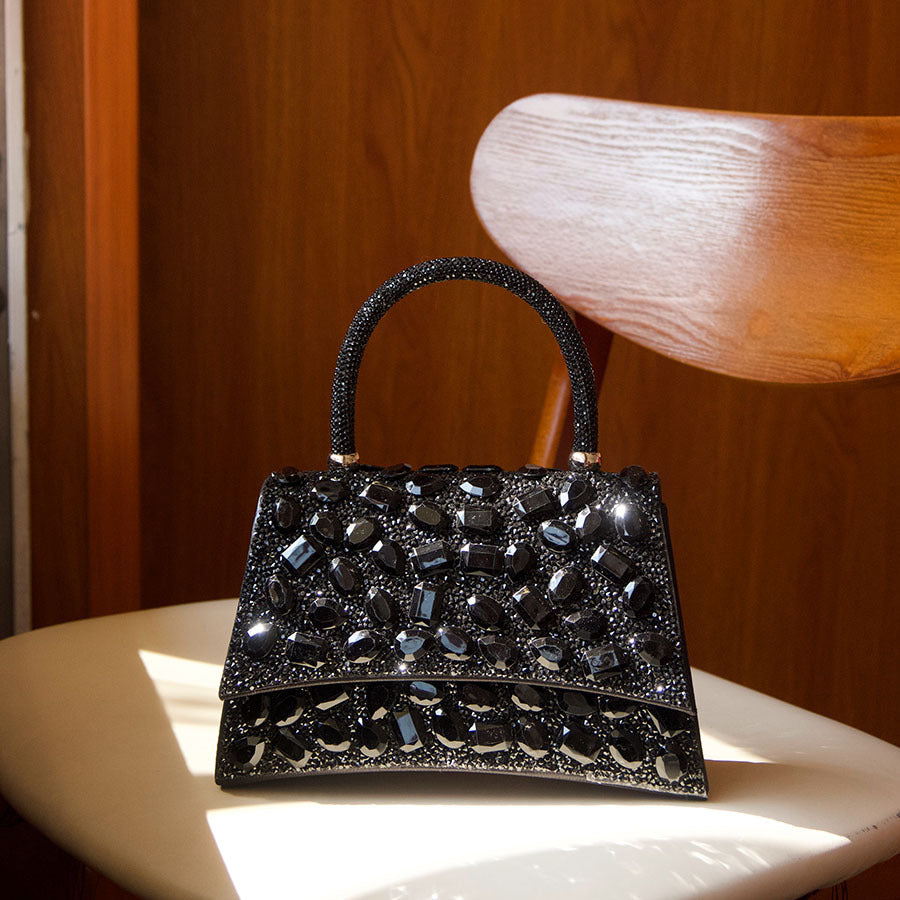 Diamond Light Luxury Portable Dinner Shining Rhinestone Exquisite Design Wedding Handbags
