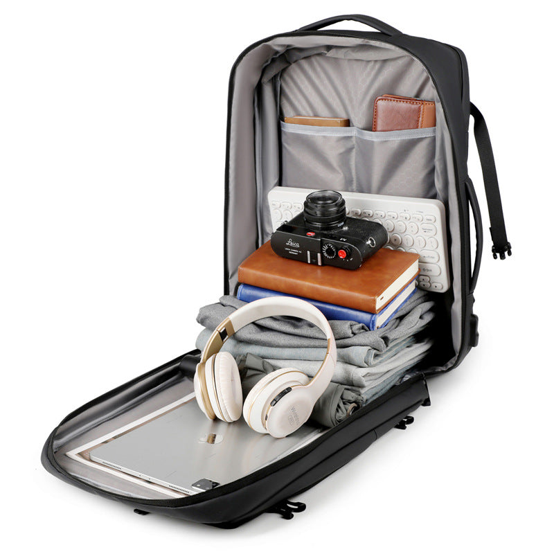 Men's Waterproof Derm Large Capacity Expansion Computer Business Backpack
