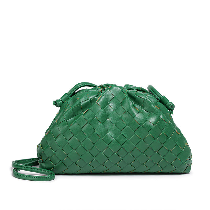 Women's Woven Cloud Dumpling Popular Fashion Clutch Women's Shoulder Bag